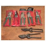 Seven Pairs of Pruning Shears/Secateurs