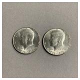 1976 USA Half Dollar x2