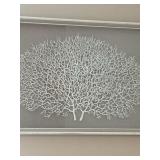 White Tree in Frame 30 x 19 1/2