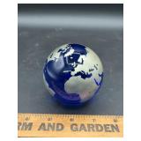 World globe paperweight