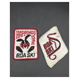 Vintage advertising Boa Ski Patches