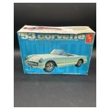 53 Corvette 1/25 Scale Model Kit, AMT 6552,