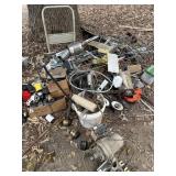 Scrap Metal pile plus Refrigerator