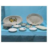 Beautiful Platters and Bowls, most Vintage. One