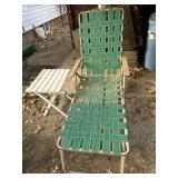 Vintage Aluminum Lounger