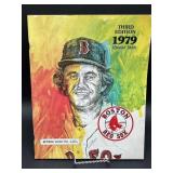 1979 Boston Red Sox Scorebook & Magazine Third