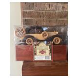 Vintage wooden automobile nutcracker, includes