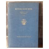 BUTTON HAND BOOK 1943 FLORENCE ZACHARIE ELLIS