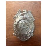 Vintage AAA School Safety Patrol Badge Silver