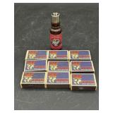 Vintage advertising Vulcan match boxes with