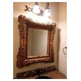 Decorative Gilted Gold Mirror