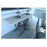 Wrought Iron Console Table