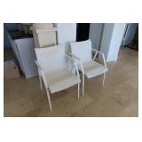 Pair Dedon Fabric Chairs