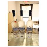 Grey Goose Vodka 3 Bottles I L Each