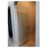 Clear Tempered Glass Door Heavy Duty Handle 36x 80