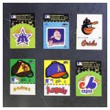 1982 Fleer Baseball Stickers, wide variety of team
