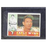 Early Wynn 1960 Topps #1 Baseball Card, with some