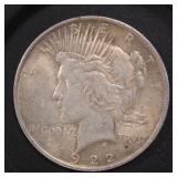 US Coins 1922 Peace Silver Dollar, circulated