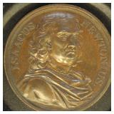 Isaac Newton Copper Medal, high relief