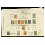 Liechtenstein Stamps Used and Mint hinged on old p