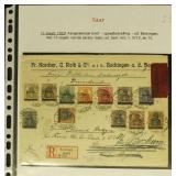 Saar Stamps 1920 Used on page