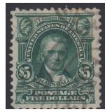 US Stamps #313 Used with small thins, CV $700