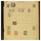 US Stamps Local issues on 19th century Scott album