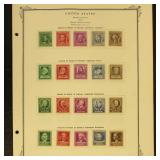 US Stamps 1940-1962 Collection on Scott Pages