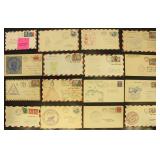 US Stamps 573 Airport Dedication covers, sorted by