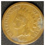 US Coins 1873 Indian Head Cent, "open" 3