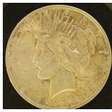 US Coins 1923 Peace Silver Dollar, circulated