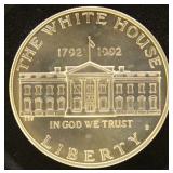 US Coins 1992 White House Silver Commemorative Dol