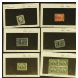 US Stamps small group of better mint stamps on dea