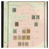 St Lucia Stamps 1883-1953 Mint and Used on album