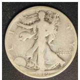 US Coins 1919-S Silver Liberty Walking Half Dollar