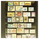 Japan Stamps 400+ mint hinged on Vario pages, incl