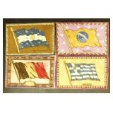 Vintage Tobacco Era Felt Flags, 20 with duplicatio