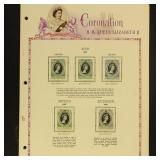 Worldwide Stamps Mint Hinged Queen Elizabeth