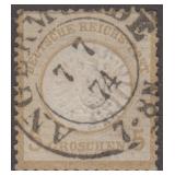 Germany Stamps #6 Used, CV $85