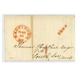 1841 Baltimore Red CDS and FREE Handstamps, Stampl