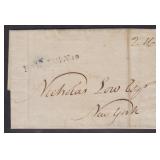 1791 Baltimore Letter Stampless Gilmore County Bus