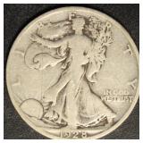 US Coins 1928-S Silver Walking Liberty Half Dollar