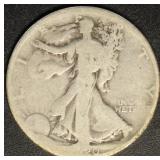 US Coins 1920-S Silver Walking Liberty Half Dollar