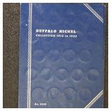 US Coins Buffalo Nickels in Whitman Album, 36