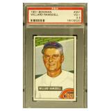 1951 Bowman Willard Ramsdell Graded PSA 3.5 Vintag