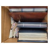 US & Worldwide Stamps Bankers Box of Covers includ