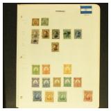 Honduras Stamps Used & Mint Hinged collection on p