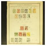 Australia Stamps 1901-1922 Mint and Used on Album