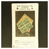 US Stamps Mint Stuck Down 1890s-1930s singles and