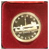 Canada Coins 1984 Silver Dollar Toronto Prooflike,